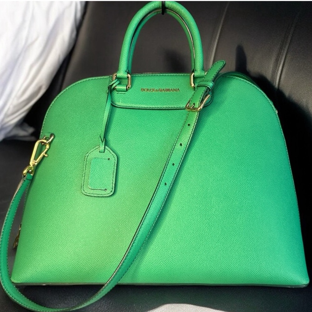 Dolce and Gabbana Megan dome satchel excellent used condition